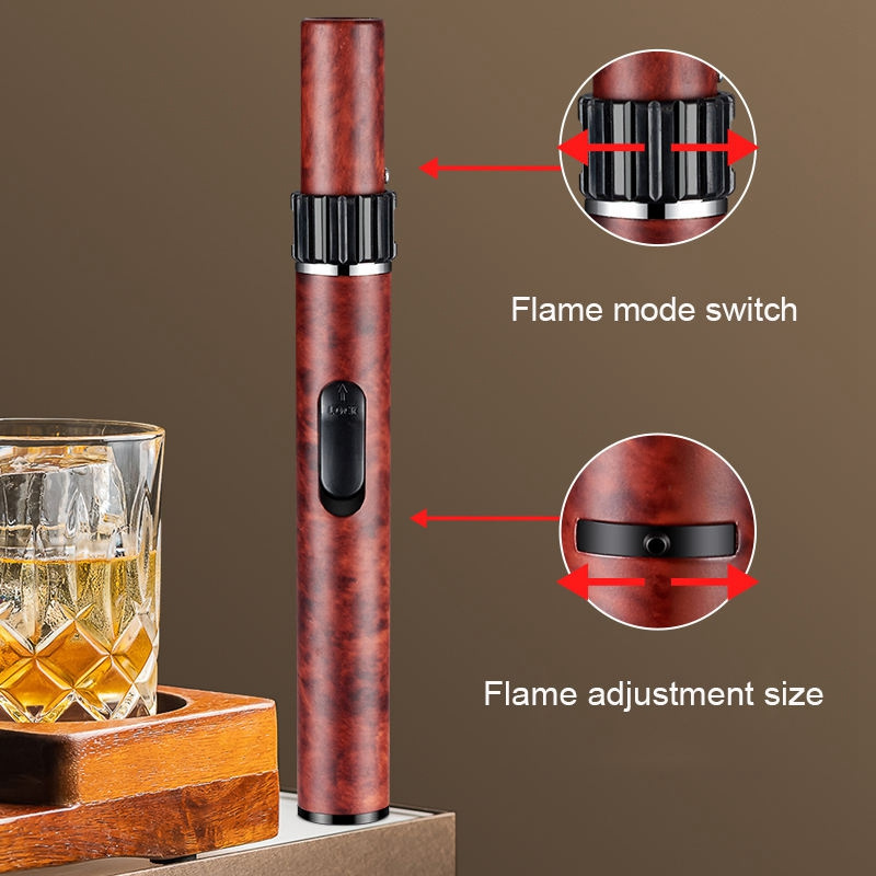 Wholesale New innovative double gun lighter outdoor torch lighter open flame custom logo lighter