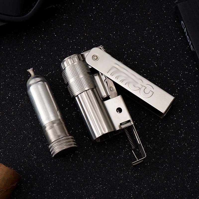 Wholesale Kerosene lighter stainless steel classic windproof cigar retro traditional metal cigarette lighters