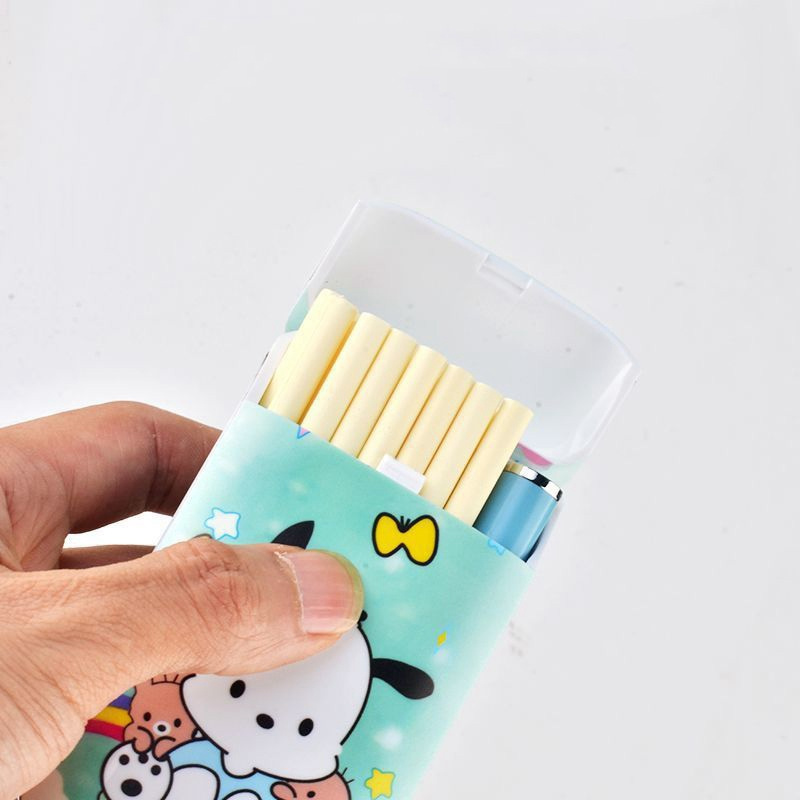 Tiktok Puppy wholesale kawaii Cute Cartoon Hello Kitty Kuromi Plastic Acrylic Cigarette Case