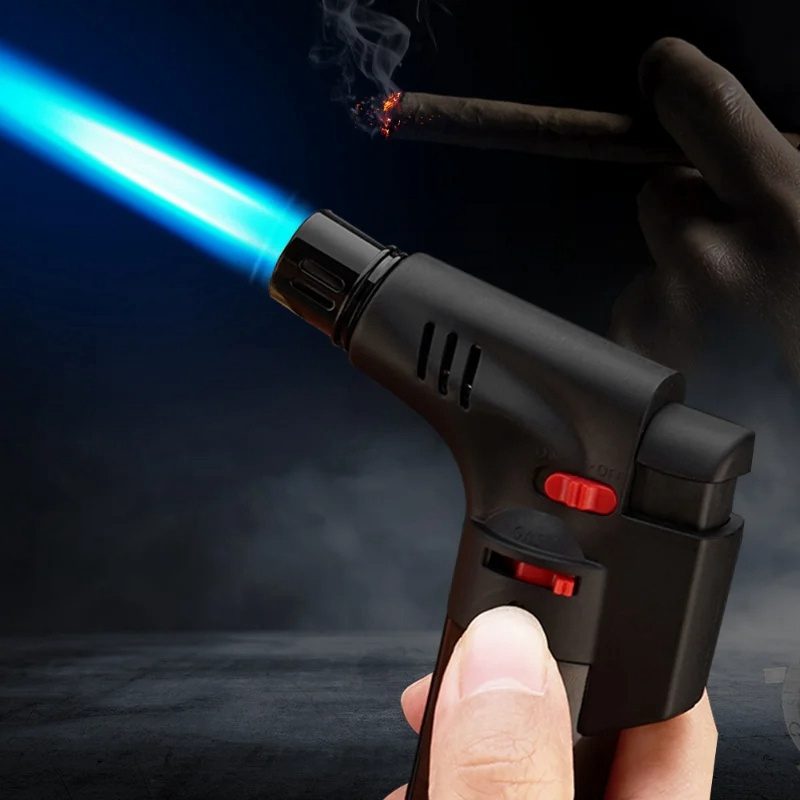 Flame Torch Lighter Kitchen Cooking Outdoor Camping Gas Jet Windproof Ignition Spray Gun Turbo Butane Cigarette Cigar Lighter