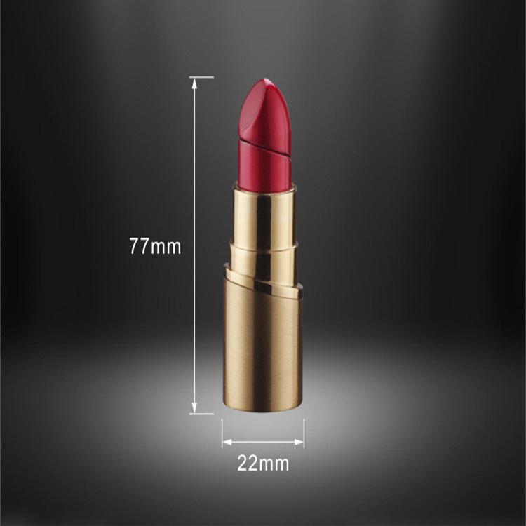 2023 Wholesale Funny Lipstick Shape Cigarette Lighter Refill Butane Gas Soft Flame Lighter