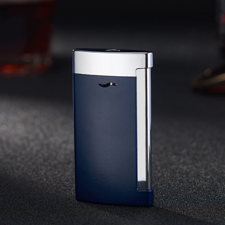 wholesale windproof lighter metal blue flame lighter torch lighter for cigar