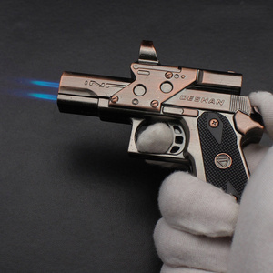 2023 Metal Desert Eagle Beretta Gun Pistol Lighter Gun Shaped Butane Torch Lighters Toy Models