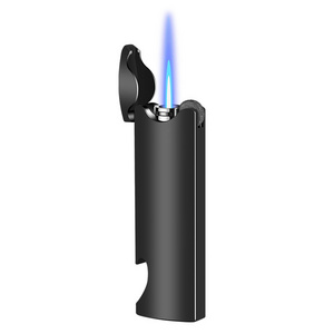 Creative Butane Lighter Cigarette Wind Proof Cigar Torch Jet Lighter with Bottle Opener