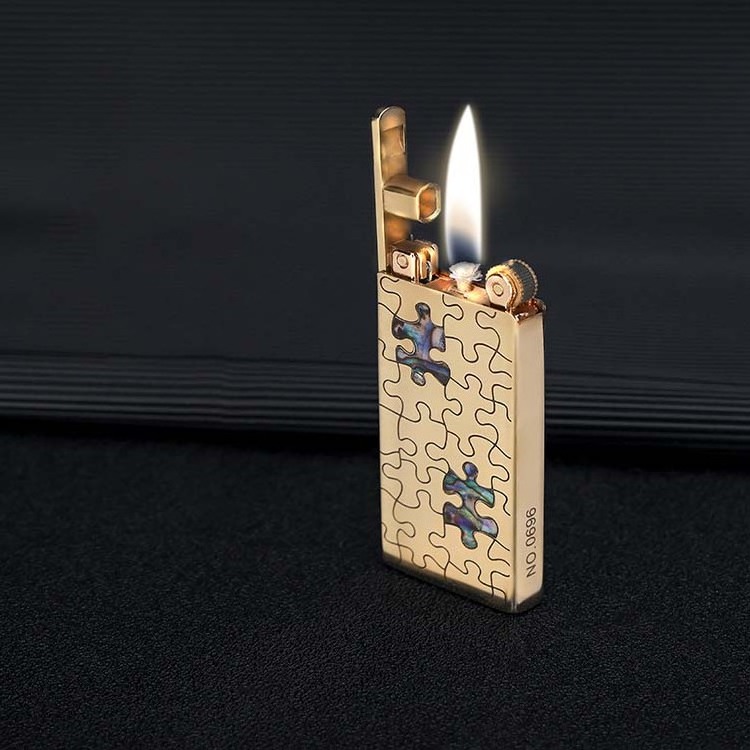 Wholesale ZORRO Copper case kerosene lighter blue cigarette lighter