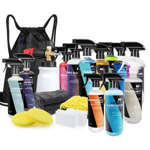 All Premier Car Care Kit 6 Piece Kit Includes Car Wax & Wash Kit Glass Cleaner  Car Air Freshener  Tire & Wheel Cleaner