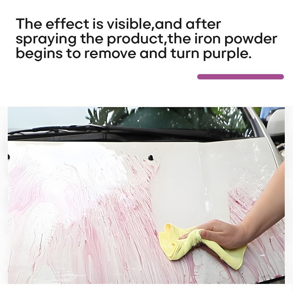 500ml 2023 New Car Fragrance Chemical Products Car Wash Iron Remover  for Car paint and wheel cleaning