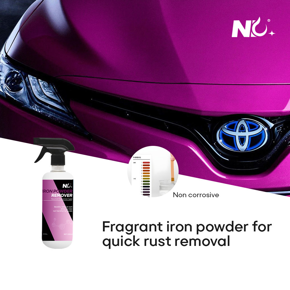 500ml 2023 New Car Fragrance Chemical Products Car Wash Iron Remover  for Car paint and wheel cleaning