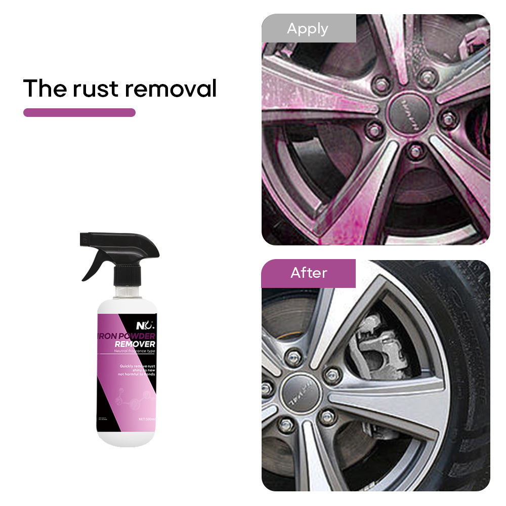 500ml New Arrival N1 Strong Cleaning Ability Car Surface Wash Iron Cleaner For Auto Body And Wheel