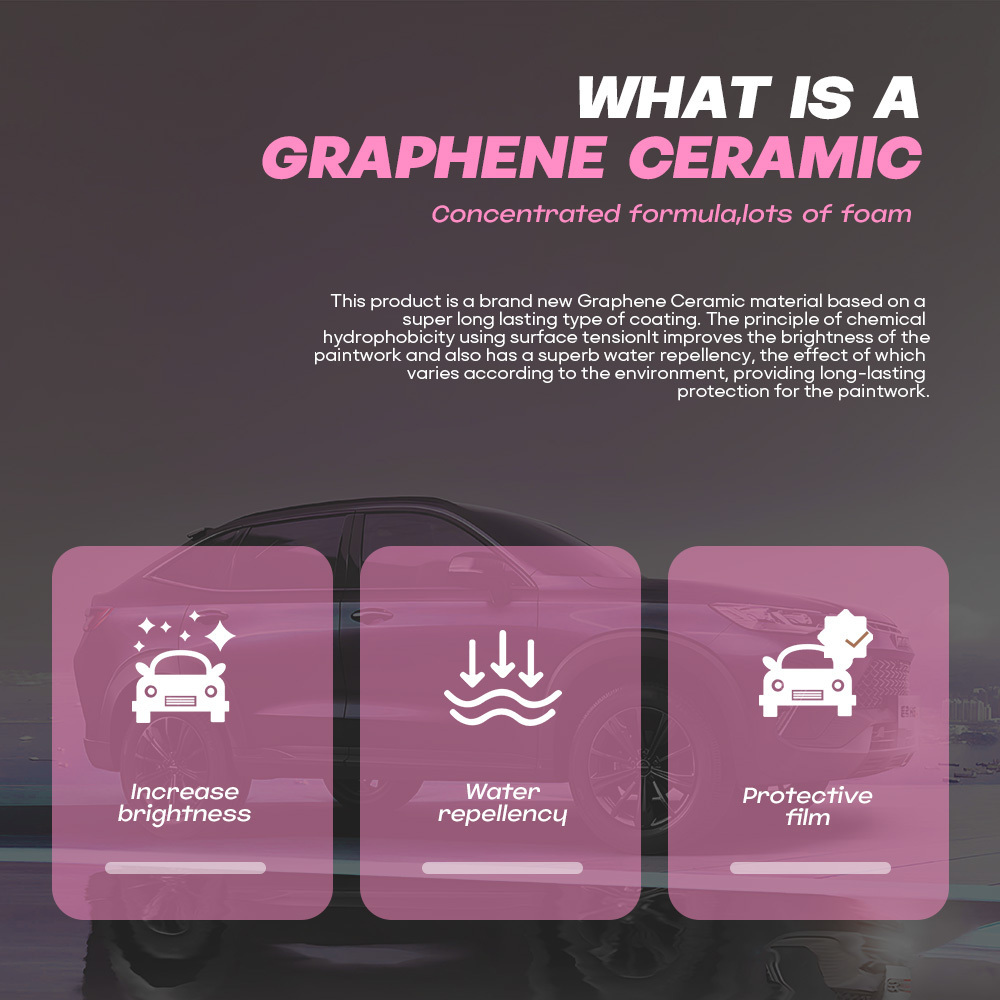 2024 Graphene Ceramic Coating Nano Liquid Polish 500ml Super High Gloss Ceramic Coating For Cars Automotive