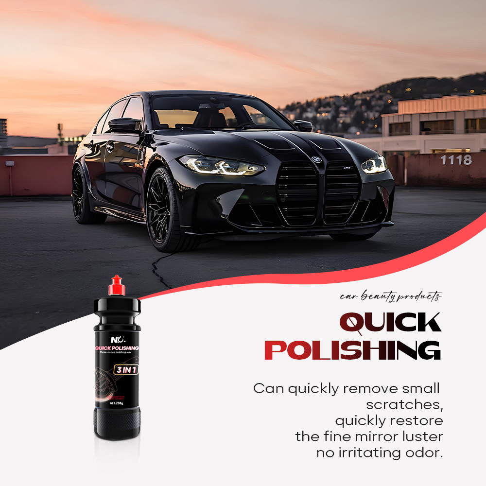 298g Car Scratch Repairing Polish 3 in 1 High Protection Quick Car Coating Spray for Auto Detailing Car Polish