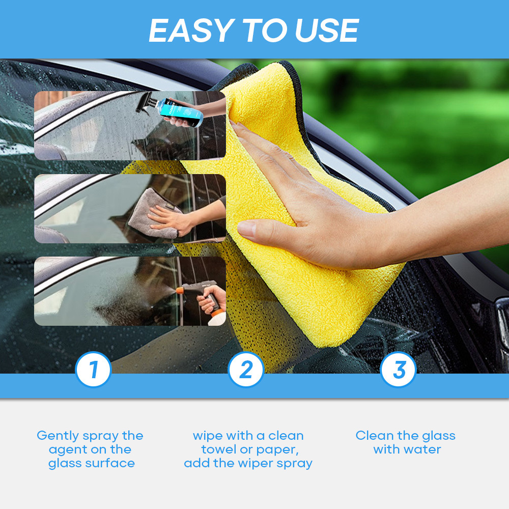 Car Care Cleaning Agent New arrival 500ml Quick Car Care Windshield Window Car Glass Cleaner Spray