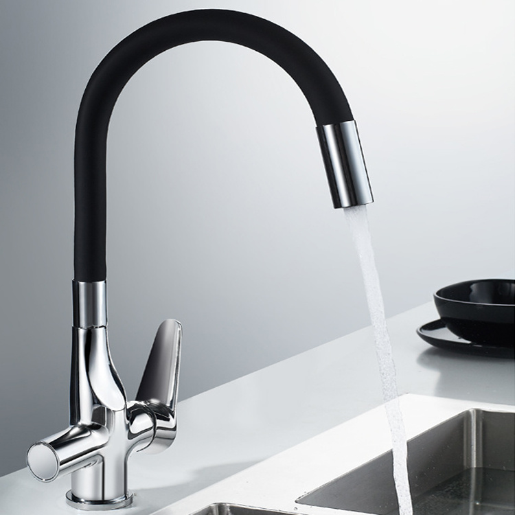 Kitchen Water Filter Tap Kitchen Sink Faucet 360 Degree Swivel Silicone Spout Drinking Water Tap