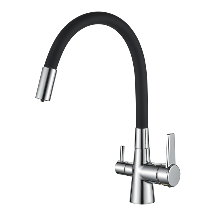 Kitchen Water Filter Tap Kitchen Sink Faucet 360 Degree Swivel Silicone Spout Drinking Water Tap