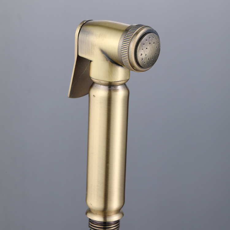 Wholesale Golden Luxury Flow Control Shattaf Easy To Install Manual Water Saving Toilet Bidet