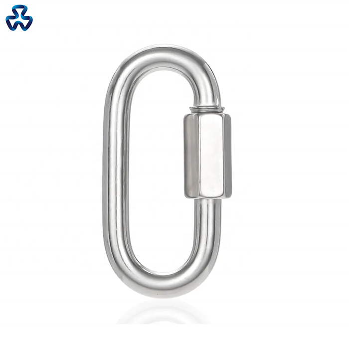 Top Quality Grade 304/316 Stainless Steel Quick Link Marine Rigging Hardware Chain Link Fastener Snap Hook / Crabiner