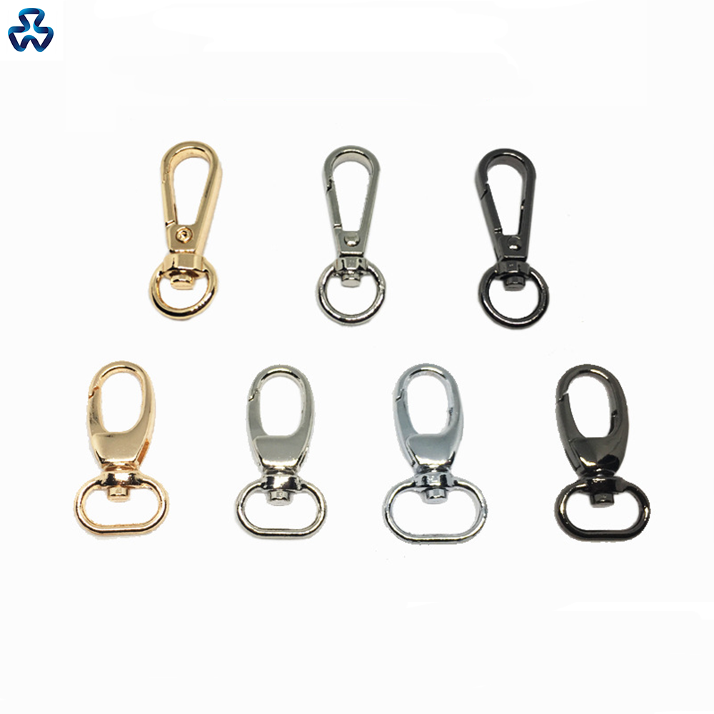 High Quality Eco-friendly Lanyard Accessories Swivel Clips Trigger Metal Dog Snap Hooks for Dog Leashes