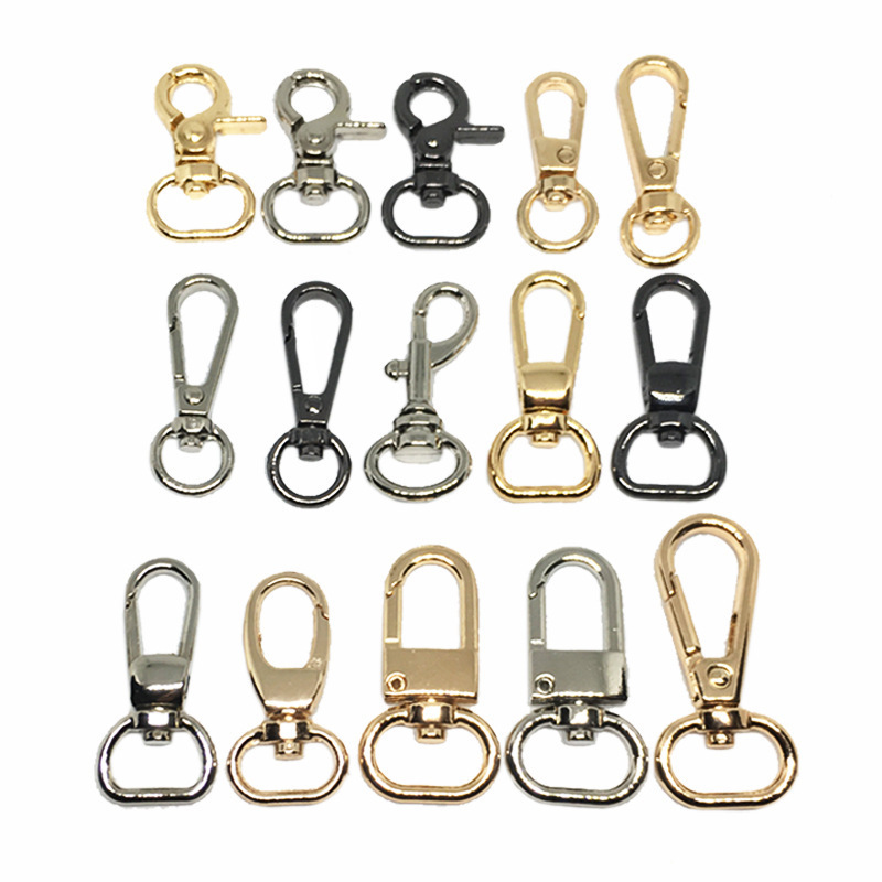 High Quality Eco-friendly Lanyard Accessories Swivel Clips Trigger Metal Dog Snap Hooks for Dog Leashes