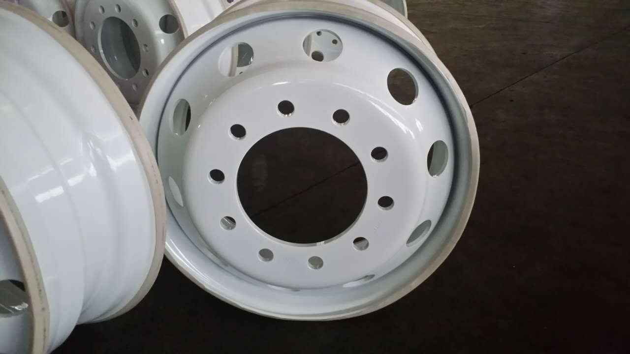 Heavy Truck Steel Wheel Rim 22.5x9.00 8 Holes and 10 Holes 22 Inch Truck Tubeless Wheel For Tyre 12r22.5