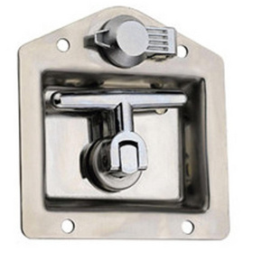 FS2365 Refrigerated Truck Container T Handle DISTRIBUTION PANEL HANDLE PUSH Compression latch Canopy lock stainless steel latch