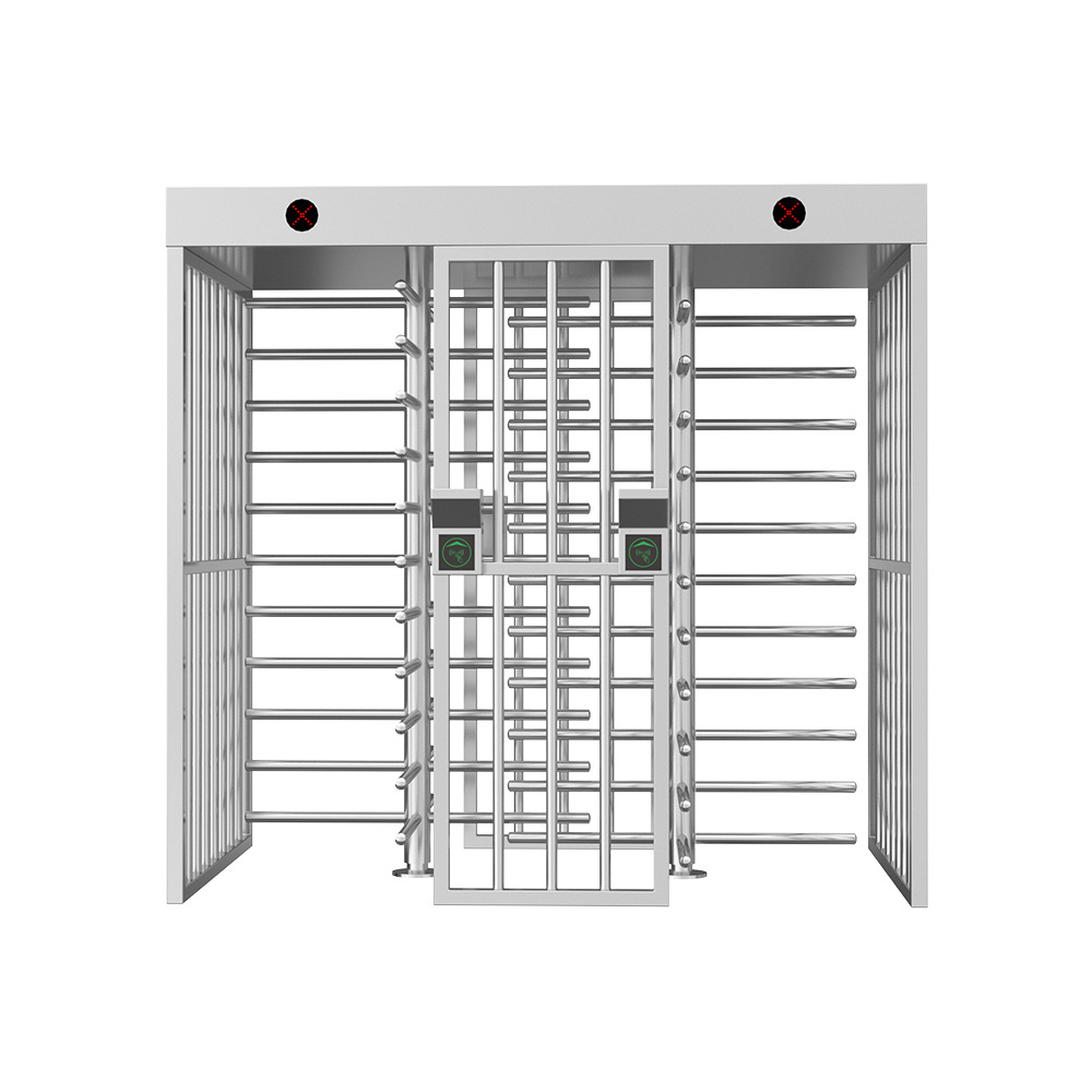 Access Control System Stainless Steel Mechanism Turnstile Double Passage Turnstile Full Height Gate