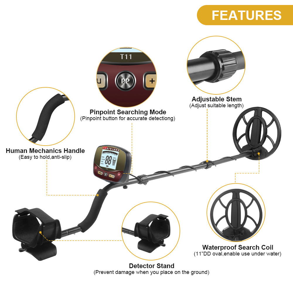 2022 new item T11 cheap underground metal detector the best underground gold and metal detector metal detector gold