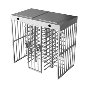 Access Control System Stainless Steel Mechanism Turnstile Double Passage Turnstile Full Height Gate