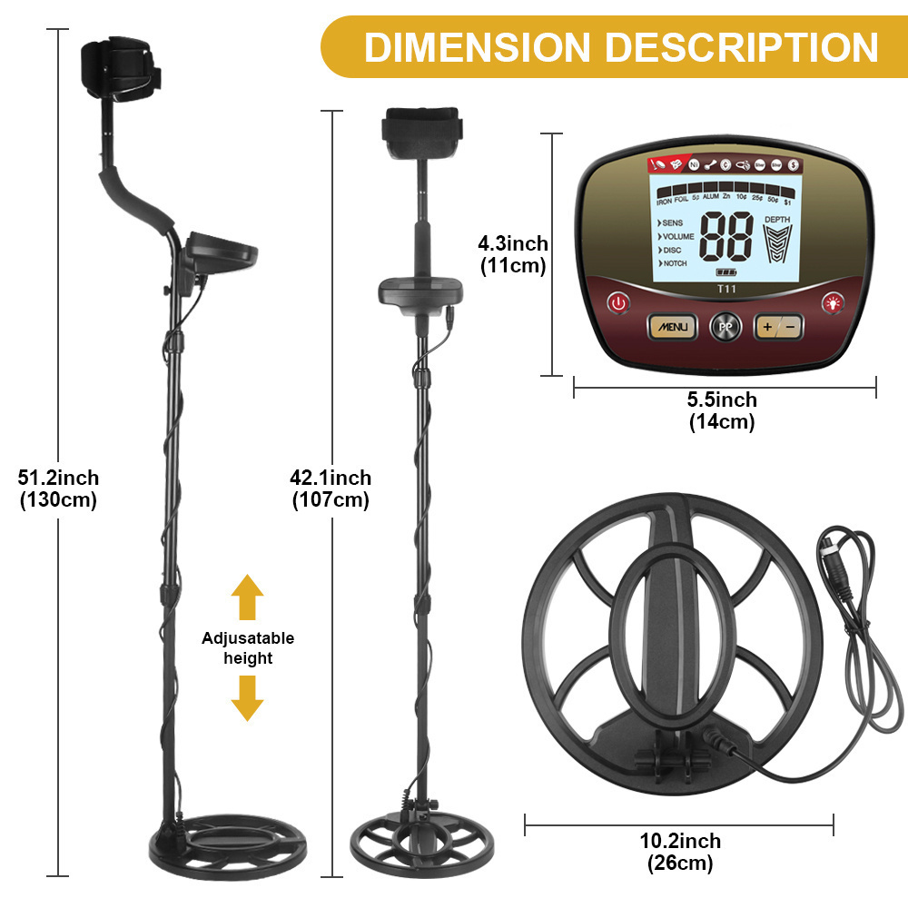 2022 new item T11 cheap underground metal detector the best underground gold and metal detector metal detector gold