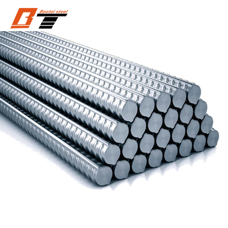 HRB335 HRB400 HRB400E HRB500 HRB500E HRB600 8mm 12mm 15mm 25mm 6m 9m 12m  Hot Rolled Carbon Steel Rebar for Construction