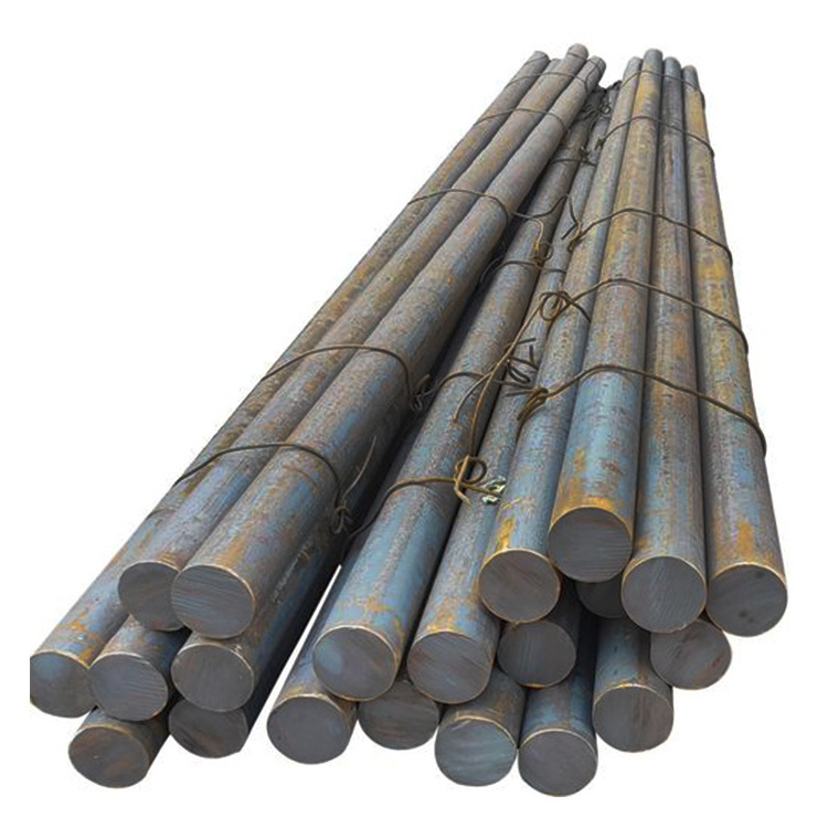 s235jr A36 Q235 Q355  carbon steel round rod bar 50mm 100mm low price hot rolled for sale