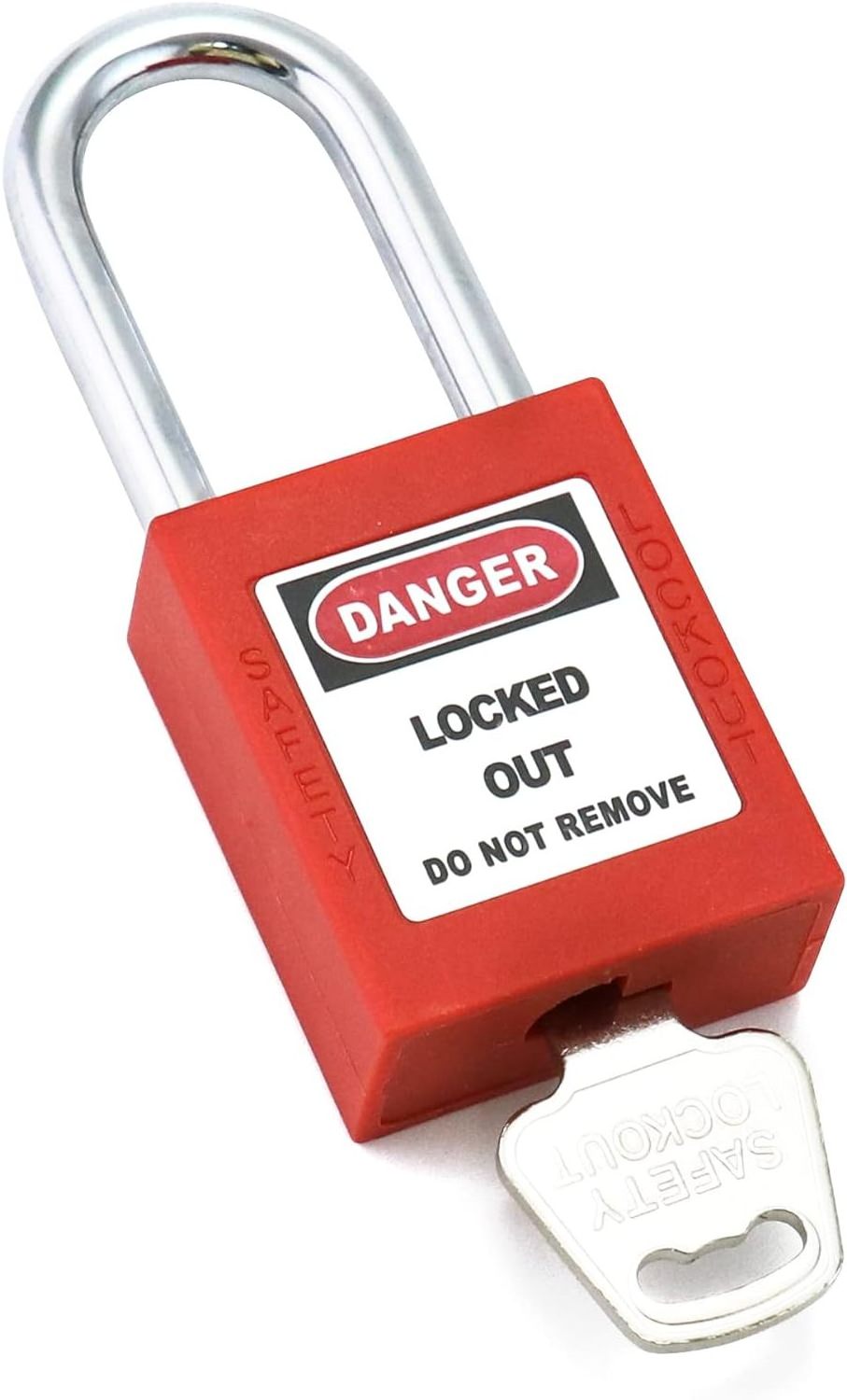 OEM manufacturer loto S38mm Safety Padlocks with 6mm hardened steel shackle and Master Keyed for Industrial lockout-tag out