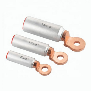 BAOTENG Aluminum Bimetal Cable Lug Compression DTL-2 Cable Lug HOT Selling Manufacturer Copper Wire Connecting Bimetallic Lugs