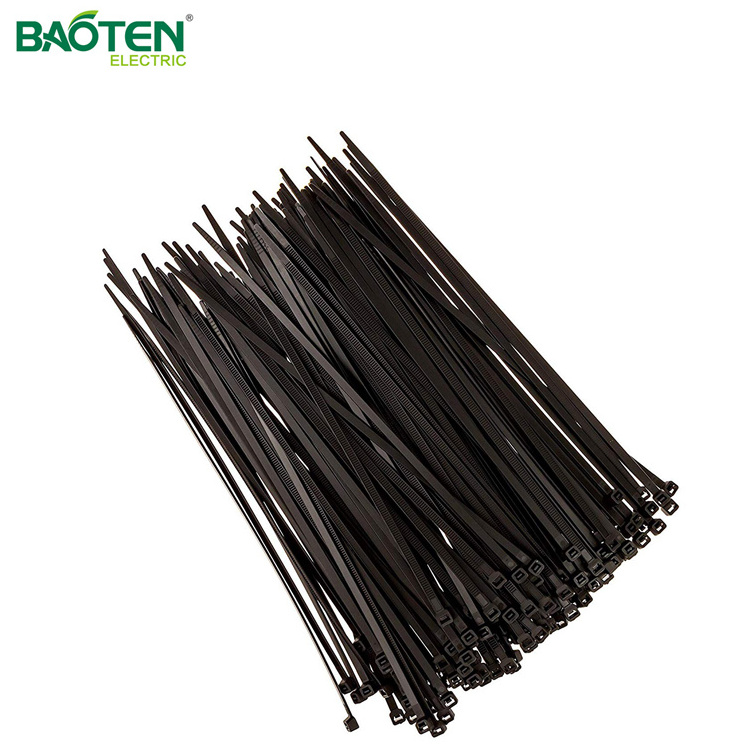 BAOTENG Hot Selling Multi Color Self-locking Flexible Size Chart Leather Cable Tie BT Custom Nylon Labels Nylon Coated Wire