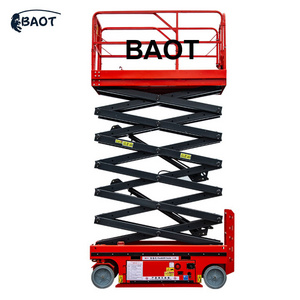 6m electric scaffolding lift platform foldable window cleaning lift platform aerial lift