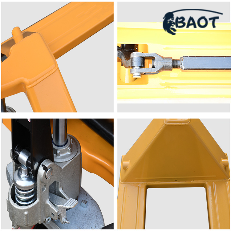 Baot long fork pallet jack 5000kg for Handling of materials pallet truck