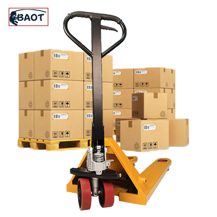 Baot long fork pallet jack 5000kg for Handling of materials pallet truck