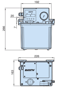 hot electric hydraulic automatic central lubrication system small gear oil pump used for lathe machine