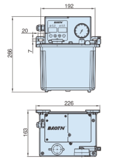 China lube pump for central lubrication system BTA-A2P