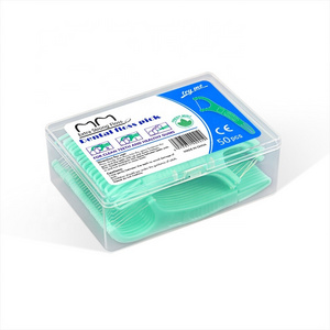 ISO Approved Mint Flavor Oral Care  2 In 1 Dentaire Teeth Flosser Tooth Pick Dental Floss Picks