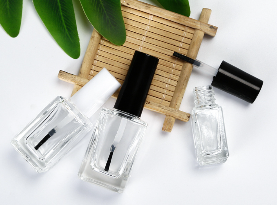 5ml 7ml 8ml 9ml 10ml 11ml 13ml 14ml 15ml Empty fancy 10ml 15ml custom uv gel square glass nail polish bottle with cap and brush