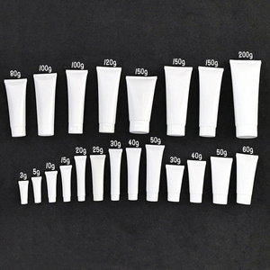 3g 5ml 10ml 15ml 20ml 30ml 40ml 50ml 60ml 80ml 100ml 120ml 150ml 200ml Cosmetic Packaging empty lotion white Cream Squeeze Tubes