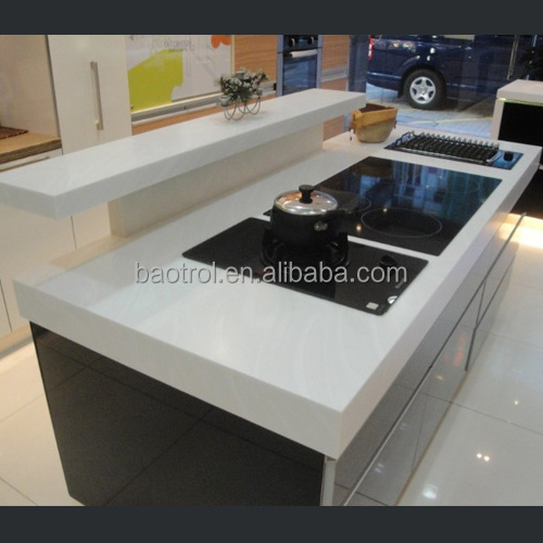 Best price synthetic stone kitchen island countertop,fire-froof solid surface countertop