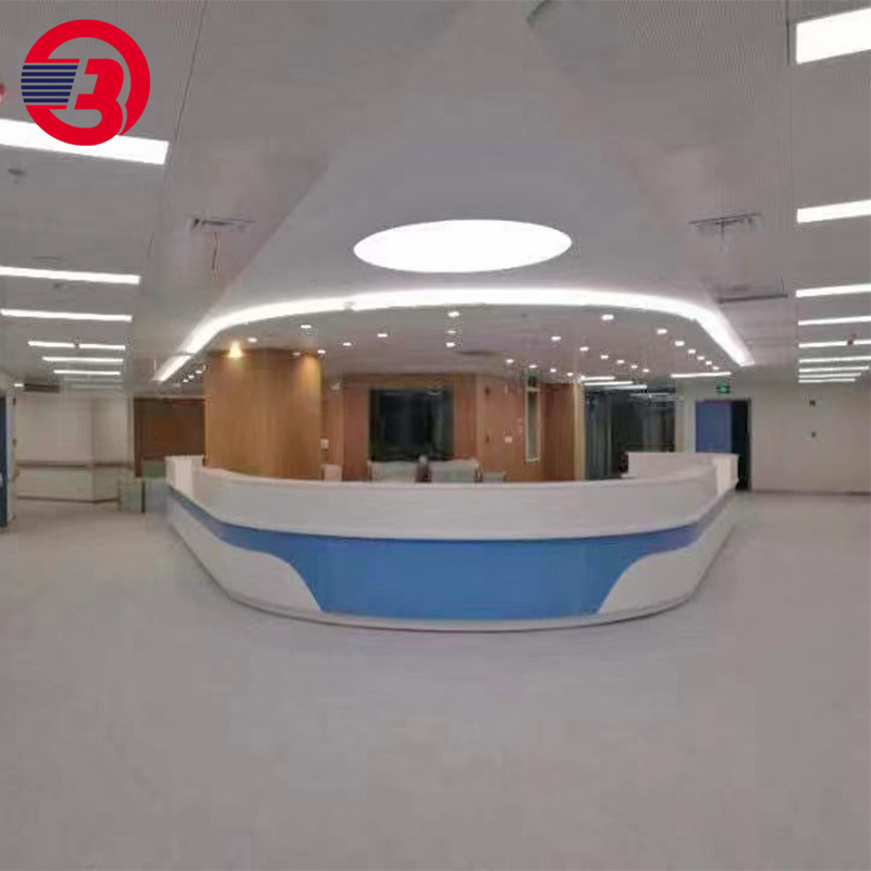 Creative modern circular office reception desk furniture hospital information desk hotel lobby reception