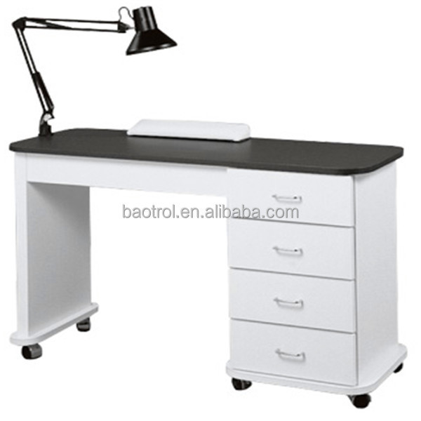 Modern design Nail table manicure table solid surface nail salon furniture nail technician tables