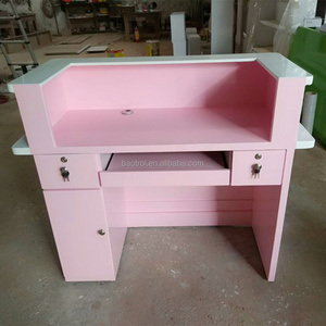 Beauty /nail salon deluxe pink reception counter cashier desk