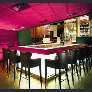 Luxury stone LED strip club bar furniture bar counters design