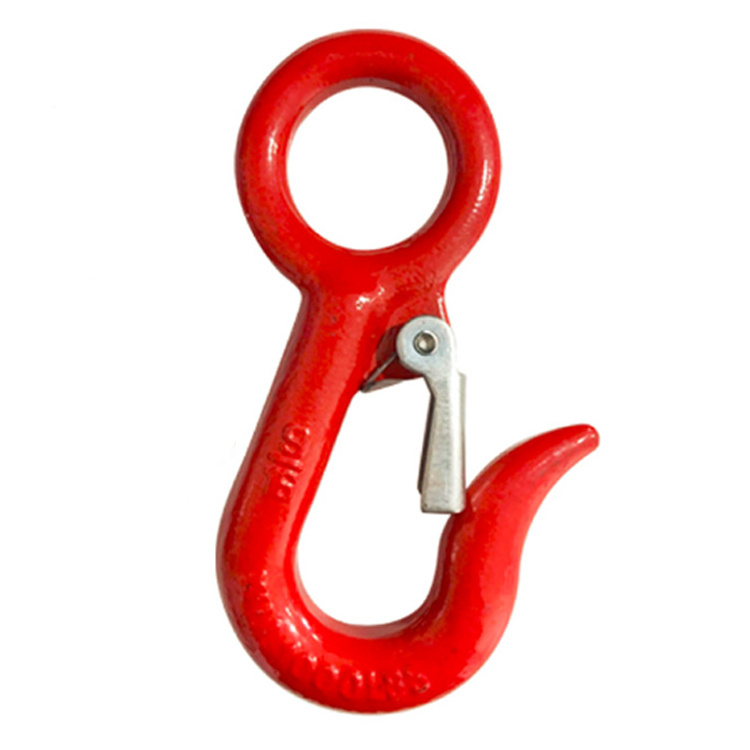 Baot high quality hook hardware forge cargo lifting hooks safety latch for crane hook