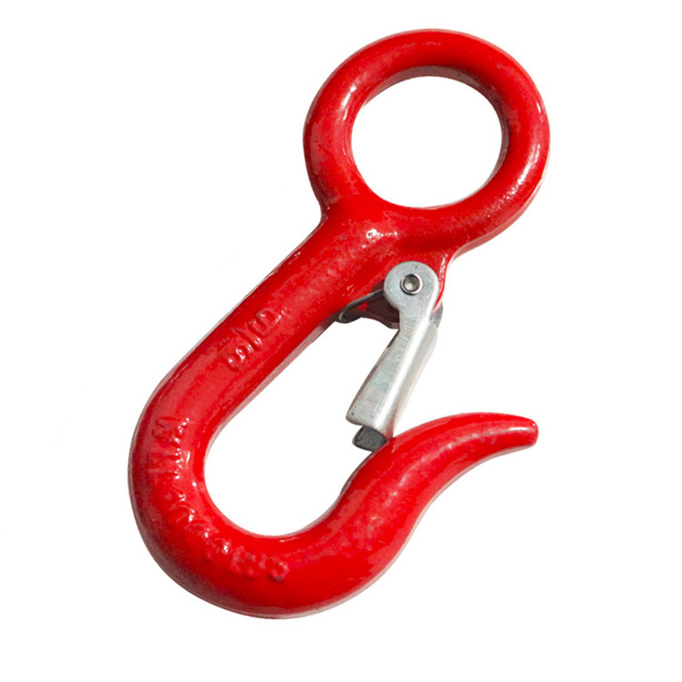 Baot high quality hook hardware forge cargo lifting hooks safety latch for crane hook