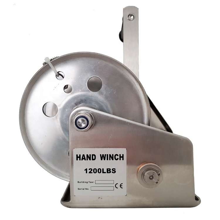 2600lbs Stainless steel drum winch Standard anchor winch