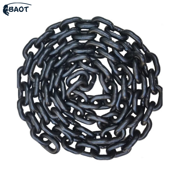 Baot Heavy Duty 6mm G80 Alloy Steel Black short Link Load Lifting Chain